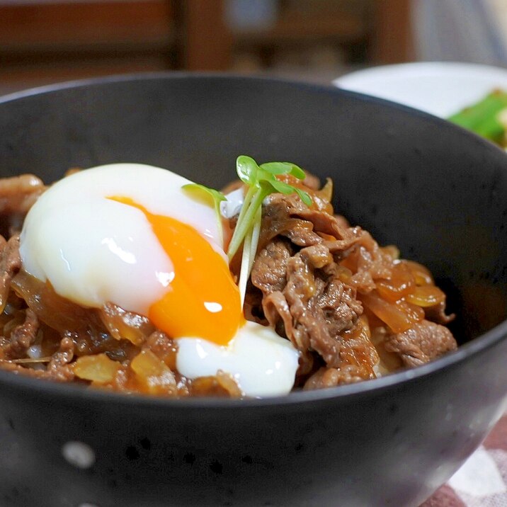 即席！絶品牛丼♪